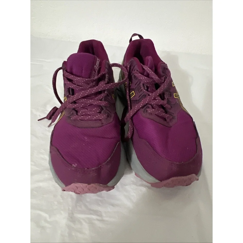 Asics Womens Gel Venture 9 1012B314 Purple/Gray Running 8.5 Wide Trail Condition